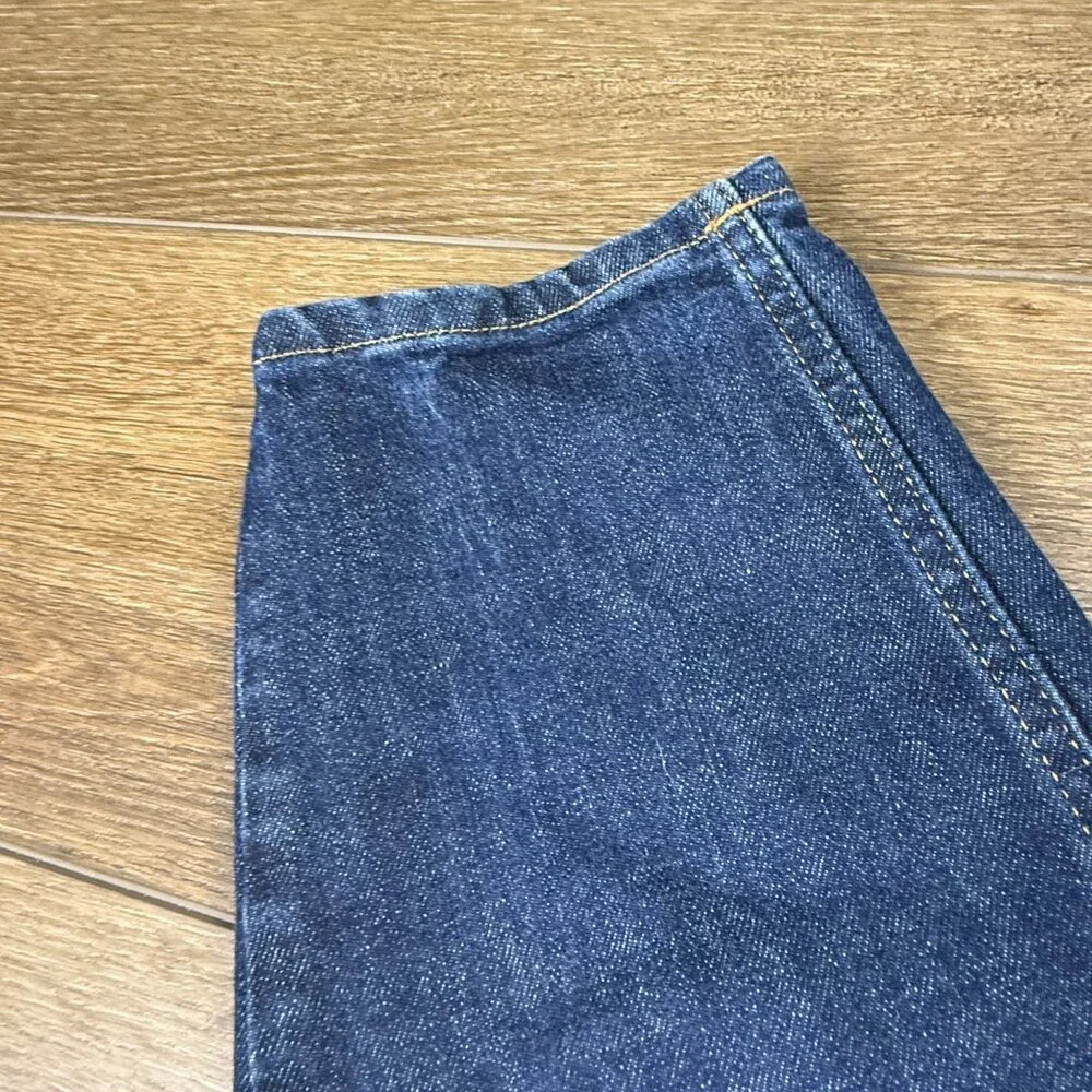 Everlane Women's Way High Straight Leg Ankle Jeans Dark Wash Denim Sz 32 - Picture 2 of 13